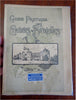 Brussels Belgium environs Tourist Guide c. 1890's illustrated book w/ map