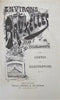 Brussels Belgium environs Tourist Guide c. 1890's illustrated book w/ map