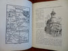 Brussels Belgium environs Tourist Guide c. 1890's illustrated book w/ map