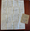 Brussels Belgium environs Tourist Guide c. 1890's illustrated book w/ map