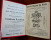 Hotel de Belle Vue Flandres Brussels Belgium 1911 tourist souvenir guide w/ map