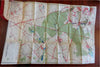 Hotel de Belle Vue Flandres Brussels Belgium 1911 tourist souvenir guide w/ map