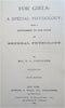For Girls Women's Health Physiology 1885 Shepherd illustrated book