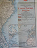 Union Pacific Railway 1931 Promotional Brochure Chinatown Grand Canyon U.S. Map