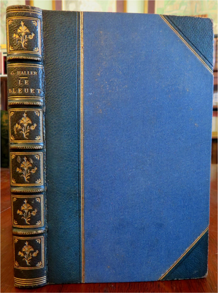 Le Beluet French Novel 1877 Gustave Haller decorative leather book