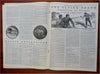 Hassman art Boston Sunday Post 1905 Beautiful Art Nouveau Cover "Reds" battle