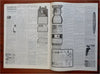 Hassman art Boston Sunday Post 1905 Beautiful Art Nouveau Cover "Reds" battle