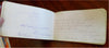 Autograph Album c.1875 East Corinth Vermont & Mt. Washington NH leather book