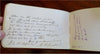 Vermont Autograph Album c. 1875 East Corinth & Mt. Washington NH leather album