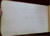 Autograph Album c.1875 East Corinth Vermont & Mt. Washington NH leather book