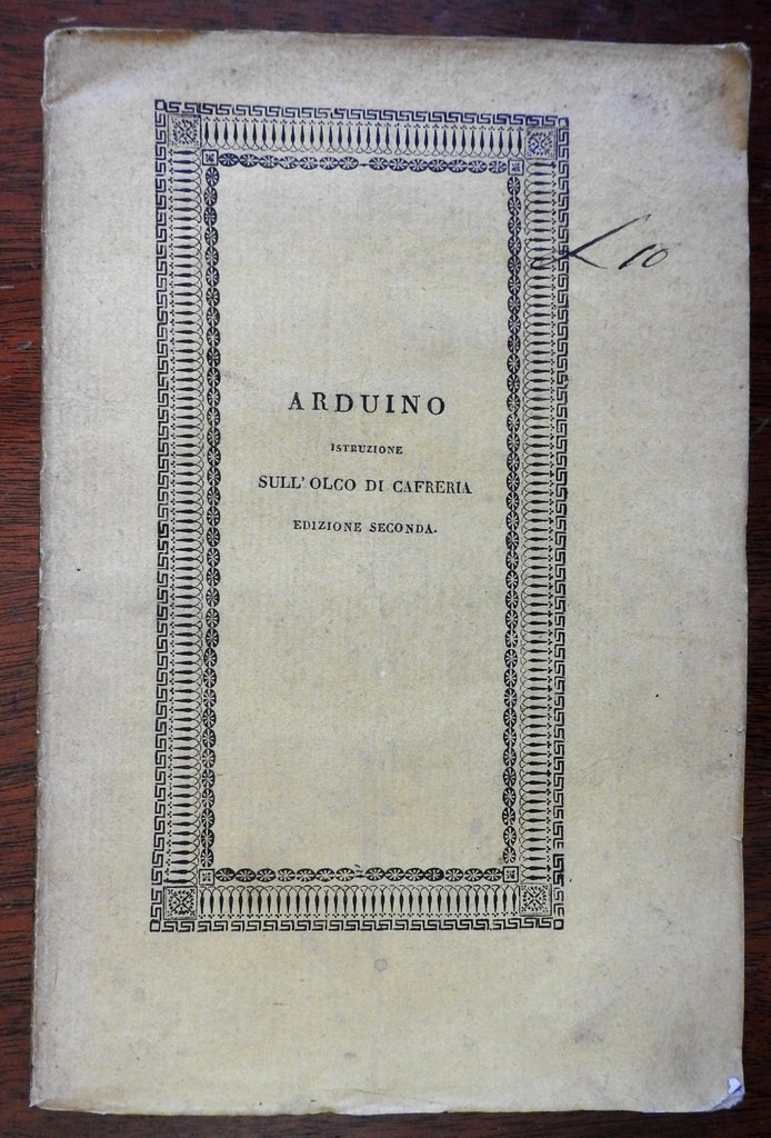 Napoleonic Italy Agricultural Manual Sciences 1811 Luigi Arduino Padua book