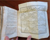 Napoleonic France Geography Book 1809 leather atlas w/ 16 world maps