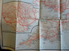 Cornish Riviera Tourist Sightseeing Guide 1924 illustrated travel book w/ maps