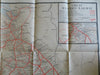 Cornish Riviera Tourist Sightseeing Guide 1924 illustrated travel book w/ maps