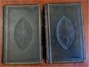 La Fontaine Collected Works French Literature 1824 leather 2 vol. set