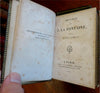 La Fontaine Collected Works French Literature 1824 leather 2 vol. set
