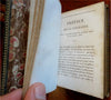 La Fontaine Collected Works French Literature 1824 leather 2 vol. set