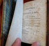 Claude de Crebillon French Novelist Collected Works 1802 leather 3 vol. set