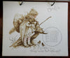 Flip Calendar for 1894 Twelve Chromolithographed images lovely old calendar