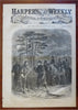 Army of Potomac Picket Guard Harpers Civil War newspaper 1863 complete issue map