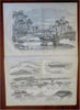 Army of Potomac Picket Guard Harpers Civil War newspaper 1863 complete issue map