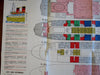 Queen of Bermuda Ocean Liner c. 1948 deck plan promo Advertising Pamphlet