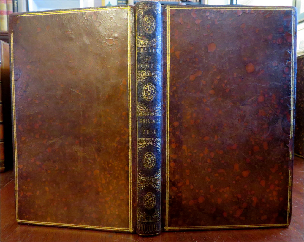 William Tell Jean-Pierre de Florian 1801 illustrated Paris leather engravings