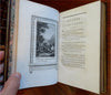 Galatee French Pastoral Novel 1784 Jean-Pierre de Florian leather book 12 plates