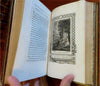 Galatee French Pastoral Novel 1784 Jean-Pierre de Florian leather book 12 plates