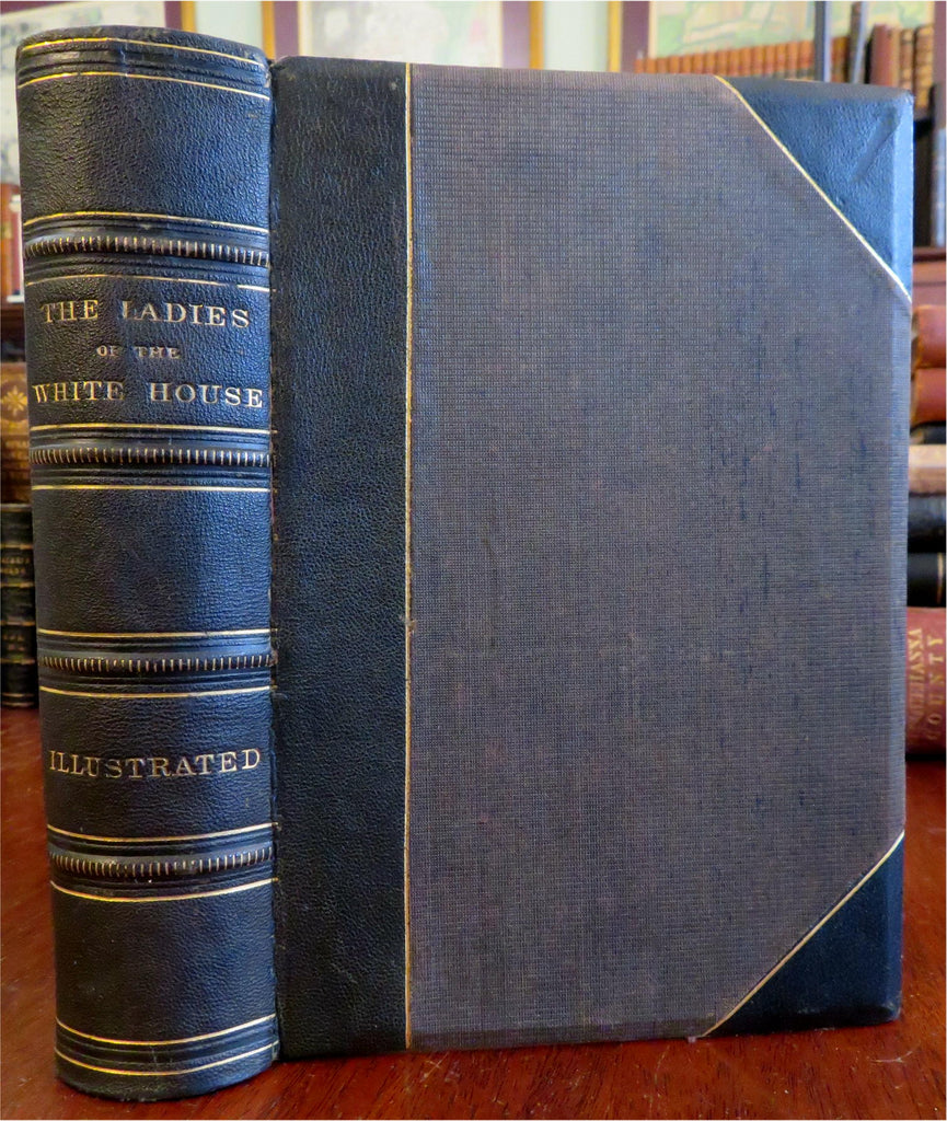 Ladies of White House Women's History 1881 Holloway leather book 21 portraits