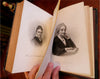Ladies of White House Women's History 1881 Holloway leather book 21 portraits