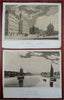 Amsterdam Holland Netherlands Lot x 2 City Views Stadthouse 1807 aquatint prints