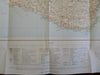 Bornholm Denmark Past Monuments Archaeological Map 1964 tourist folding map