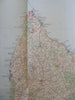 Bornholm Denmark Past Monuments Archaeological Map 1964 tourist folding map