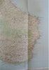 Bornholm Denmark Past Monuments Archaeological Map 1964 tourist folding map