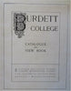Burdett College Course Catalog Year Book c. 1905-28 illustrated advertising book