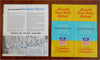 Union & Southern Pacific Lot x 2 Travel Brochures 1950-60's pictorial maps