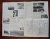 Western Massachusetts Vacation Brochure c 1925 illustrated tourist booklet & map
