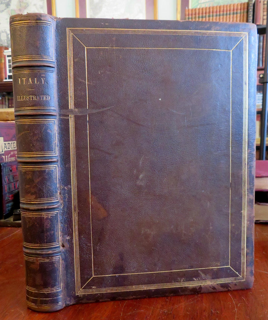 Italy Italia History Landscapes Architecture 1856 splendid book 63 view plates