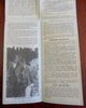 Yellowstone National Park 1940 Motorists Guide Pictorial Brochure w/ park map