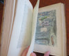 Plain or Ringlets c 1860's Smith Surtees w/ Leech hand color plates leather book