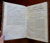 Practical Gardening Journal of Agriculture 1839 French leather book 12 issues