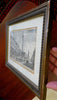 London Fire Monument Street Scene Architectural View c. 1780 framed print