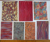 Antique Marbled Paper 19th Century Lot of 10 Lovely Hand Made Sheets