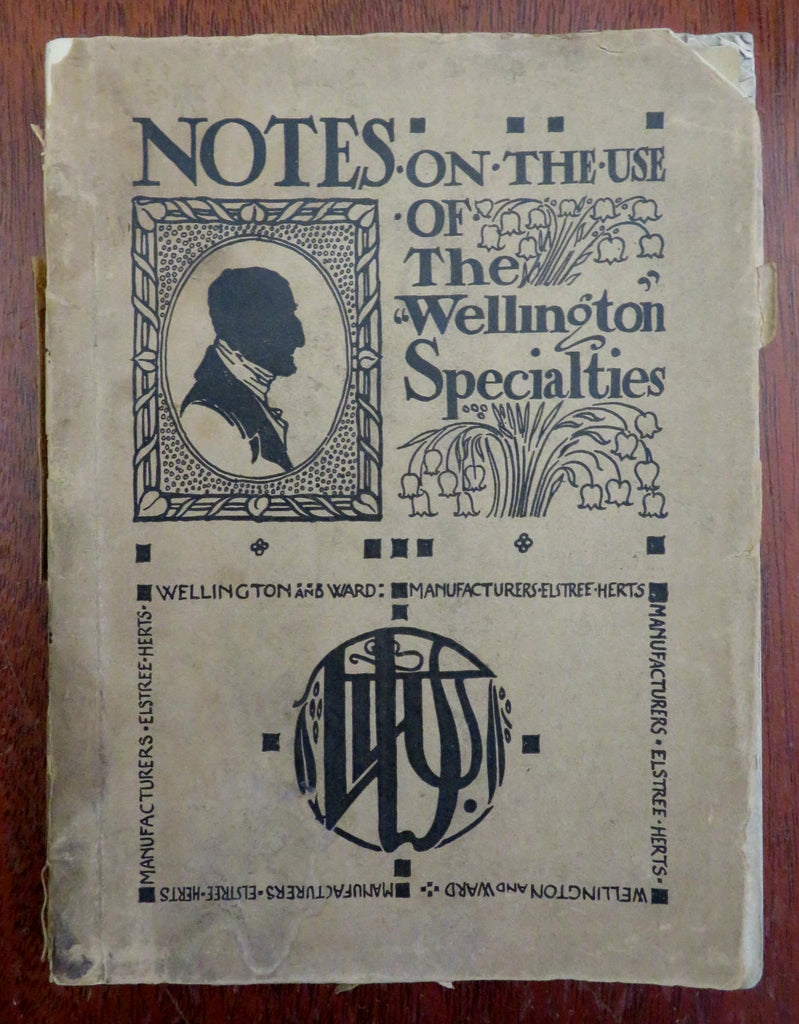 Wellington Camera Specialties Photographic Plate Printing c. 1920 ad booklet