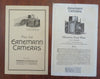 Ernemann Cameras Photography Advertising Lot x 2 c. 1915 Huesgen Co. leaflets