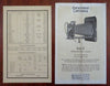 Ernemann Cameras Photography Advertising Lot x 2 c. 1915 Huesgen Co. leaflets