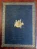 Piano sheet music 1852 Strack folio leather book Gracie Wright cover dedication