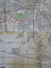 Rochester New York & Environs c. 1920's Wagner large folding pocket map