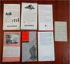 Movie cameras Film Photography c. 1930's pictorial flyers & brochures lot x 7